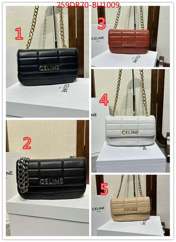 CELINE Bags(TOP)-Diagonal,2023 replica wholesale cheap sales online ,ID: BU1009,$: 259USD