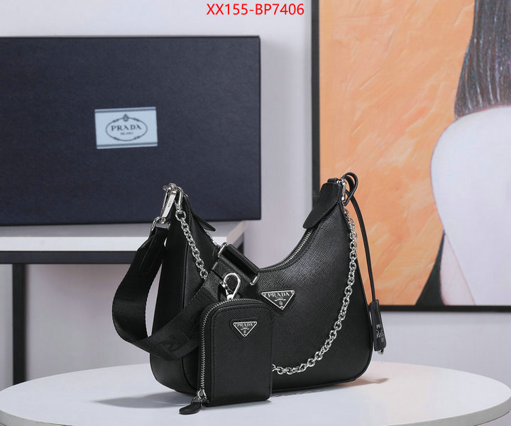 Prada Bags(TOP)-Re-Edition 2005,Code: BP7406,$: 155USD