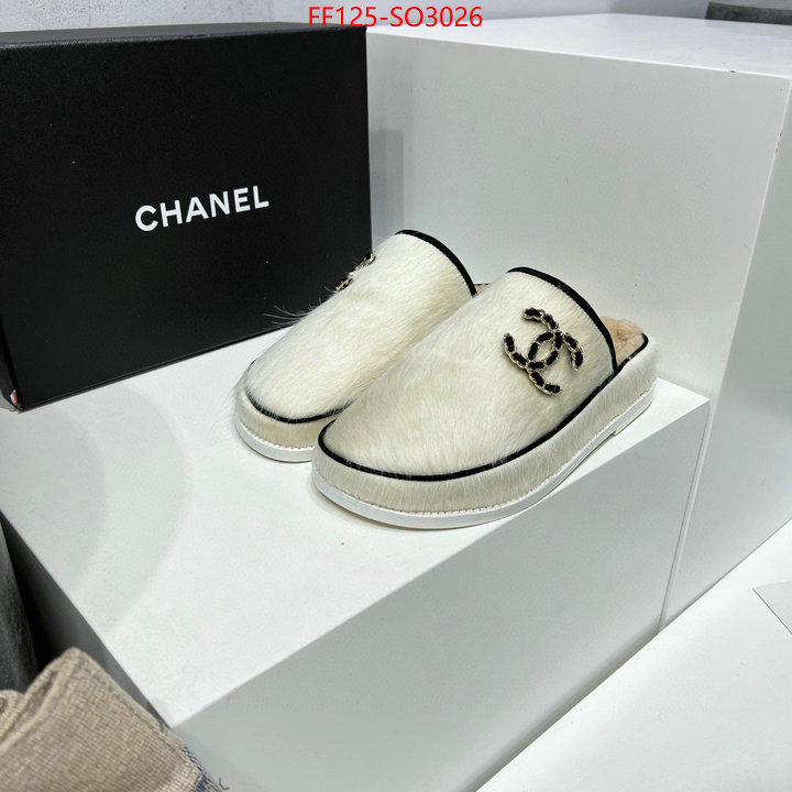 Women Shoes-Chanel,how quality , ID: SO3026,$: 125USD