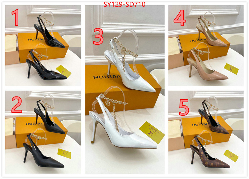 Women Shoes-LV,quality aaaaa replica , ID: SD710,$: 129USD