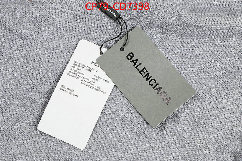 Clothing-Balenciaga,2023 luxury replicas , ID: CD7398,$: 79USD