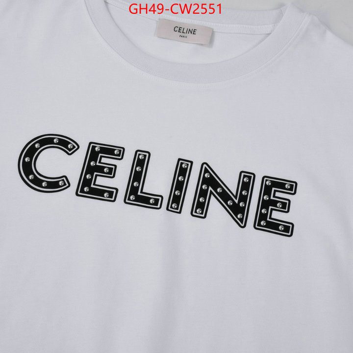 Clothing-Celine,what is a 1:1 replica , ID: CW2551,$: 49USD