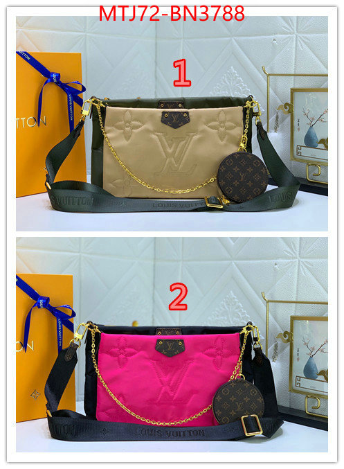 LV Bags(4A)-New Wave Multi-Pochette-,the best affordable ,ID: BN3788,$: 72USD