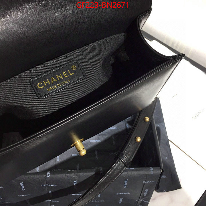 Chanel Bags(TOP)-Diagonal-,ID: BN2671,$: 229USD