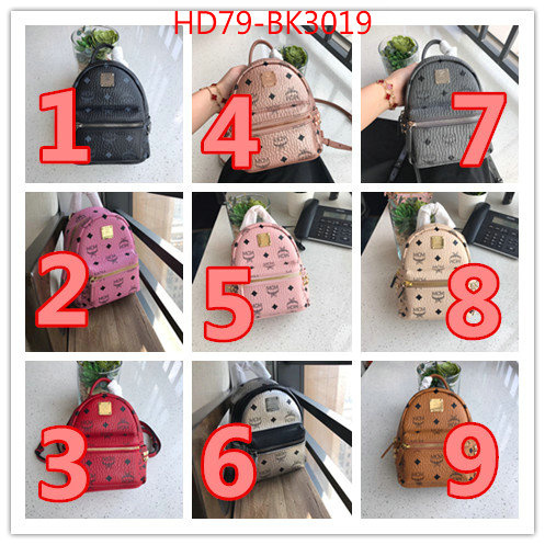 MCM Bags(TOP)-Backpack-,ID: BK3019,$: 105USD