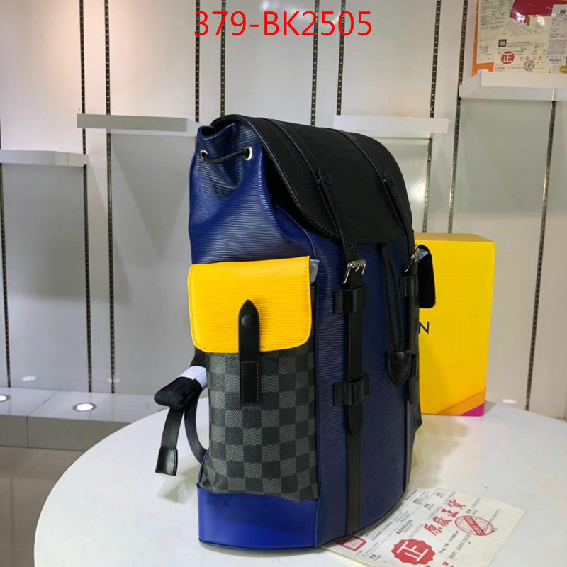 LV Bags(TOP)-Backpack-,ID: BK2505,$:379USD