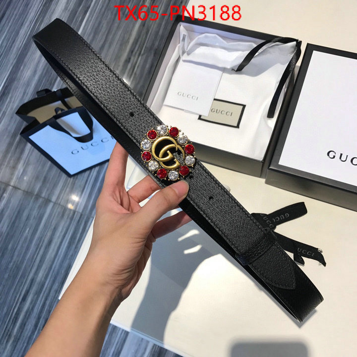 Belts-Gucci,designer 1:1 replica , ID: PN3188,$: 65USD