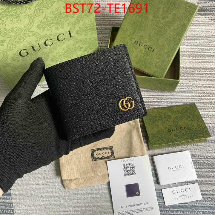 Gucci Bags(TOP)-Wallet-,only sell high-quality ,ID: TE1691,$: 72USD