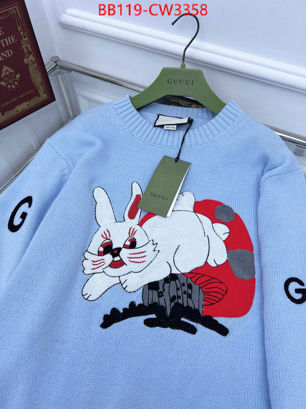 Clothing-Gucci,best replica 1:1 , ID: CW3358,$: 119USD