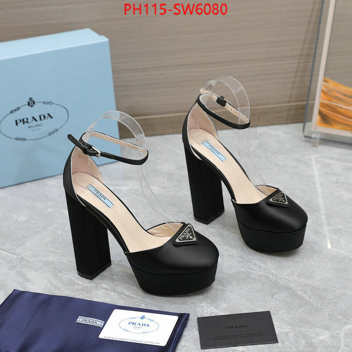 Women Shoes-Prada,highest quality replica , ID: SW6080,$: 115USD