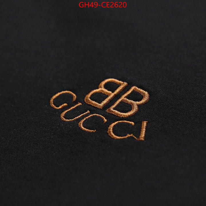 Clothing-Gucci,buy top high quality replica , ID: CE2620,$: 49USD