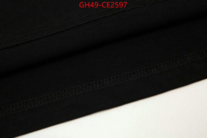 Clothing-Gucci,shop cheap high quality 1:1 replica , ID: CE2597,$: 49USD