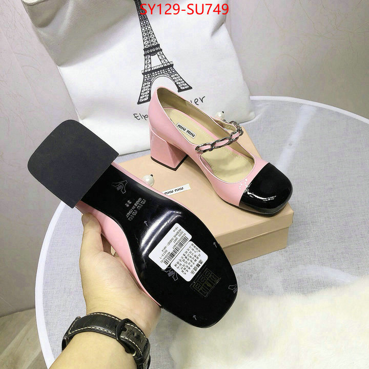 Women Shoes-Miu Miu,perfect quality ,luxury fashion replica designers , ID: SU749,$: 129USD