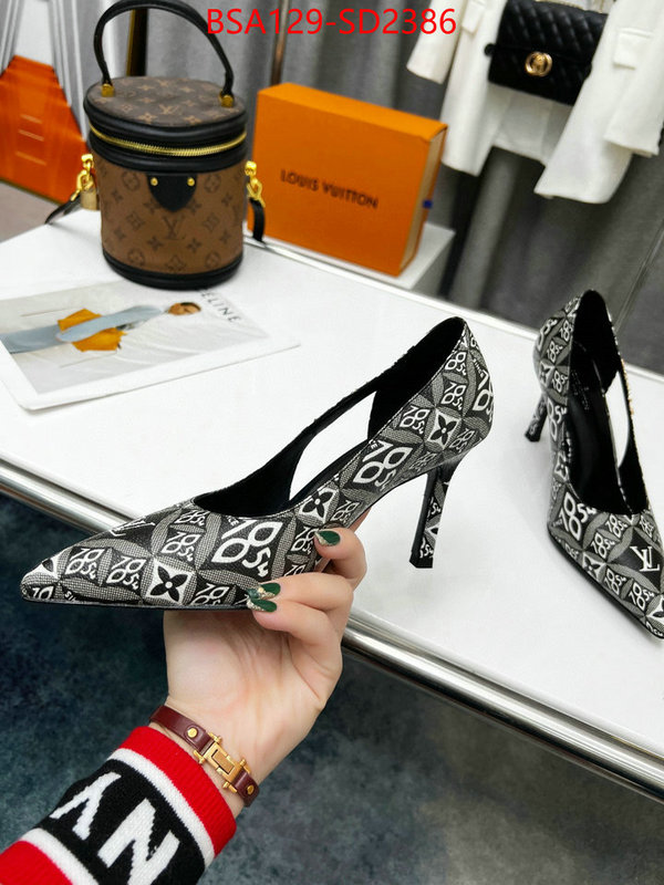 Women Shoes-LV,1:1 replica , ID: SD2386,$: 129USD