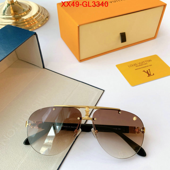 Glasses-LV,high quality 1:1 replica , ID: GL3340,$: 49USD