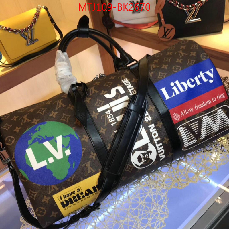 LV Bags(4A)-Keepall BandouliRe 45-50-,store ,ID: BK2670,$:109USD