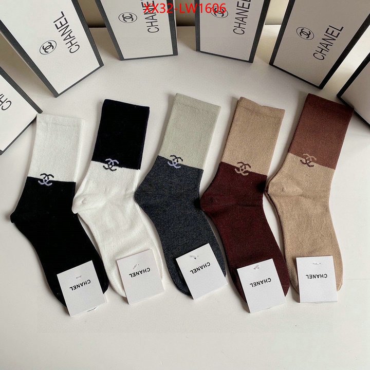 Sock-Chanel,can i buy replica , ID: LW1606,$: 32USD