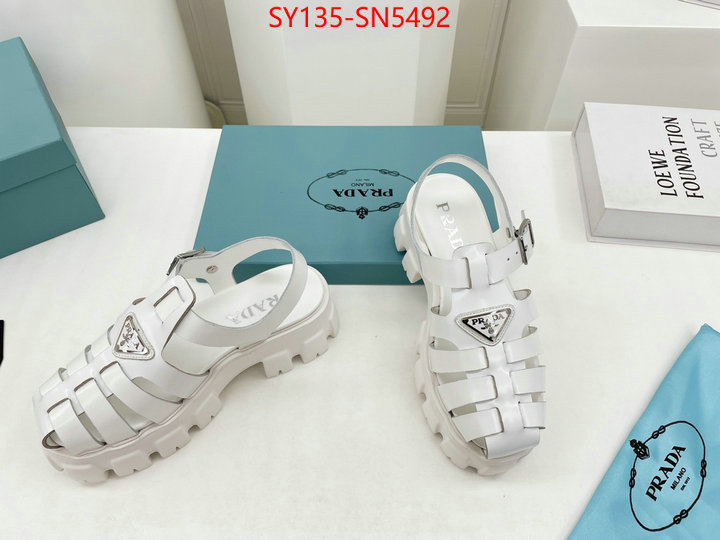 Women Shoes-Prada,best quality fake , ID: SN5492,$: 135USD