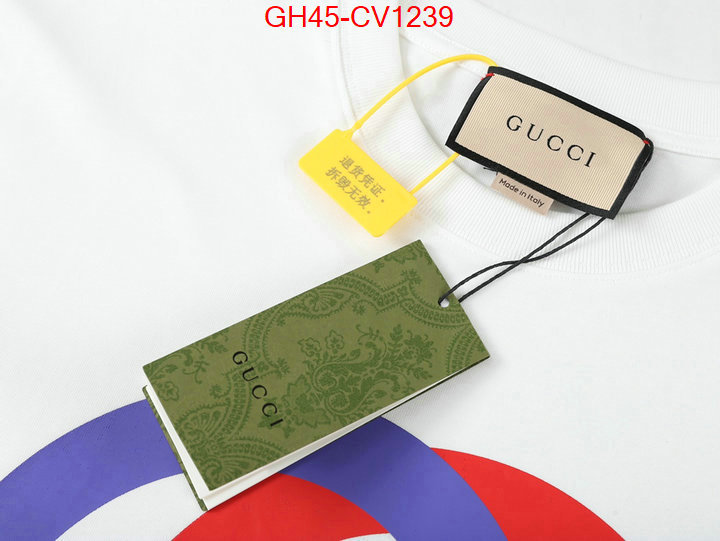 Clothing-Gucci,wholesale 2023 replica , ID: CV1239,$: 45USD
