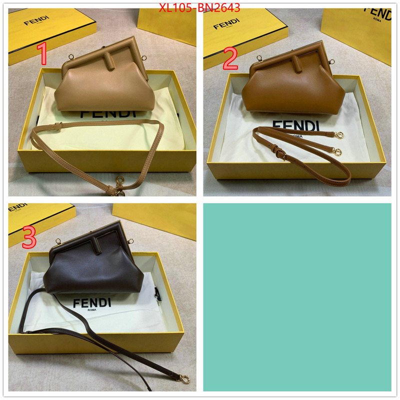 Fendi Bags(4A)-First Series-,wholesale 2023 replica ,ID: BN2643,$: 105USD