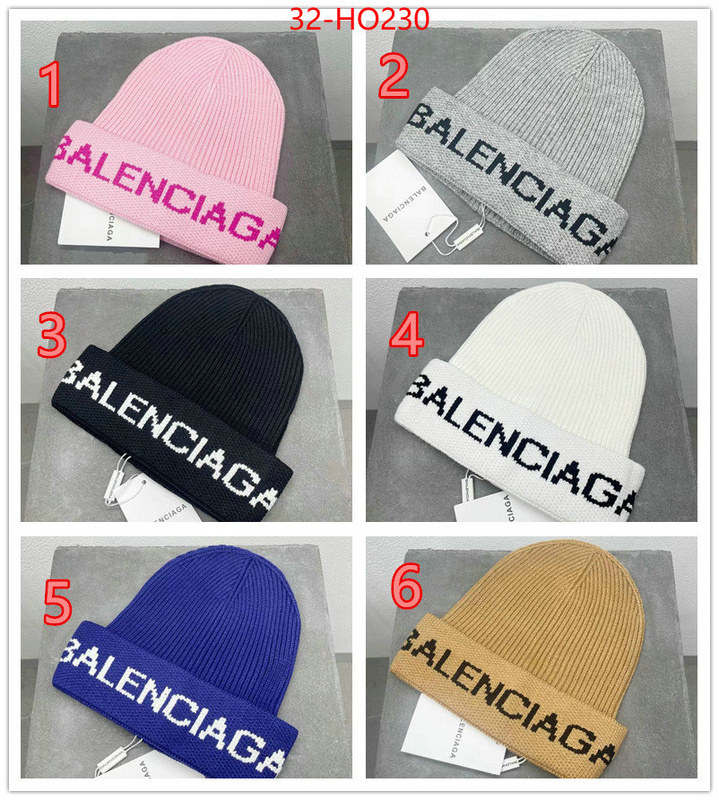 Cap (Hat)-Balenciaga,fashion replica , ID: HO230,$: 32USD