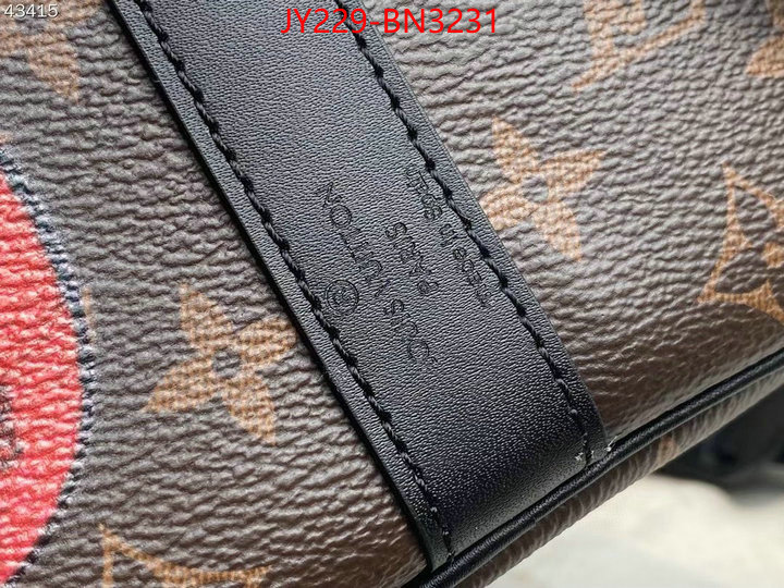 LV Bags(TOP)-Keepall BandouliRe 45-50-,ID: BN3231,$: 229USD