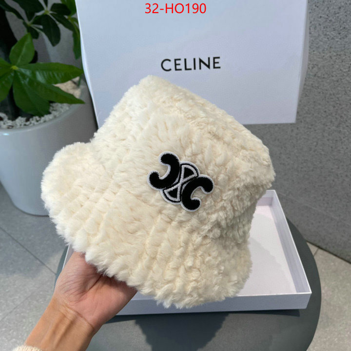 Cap (Hat)-Celine,designer 1:1 replica , ID: HO190,$: 32USD