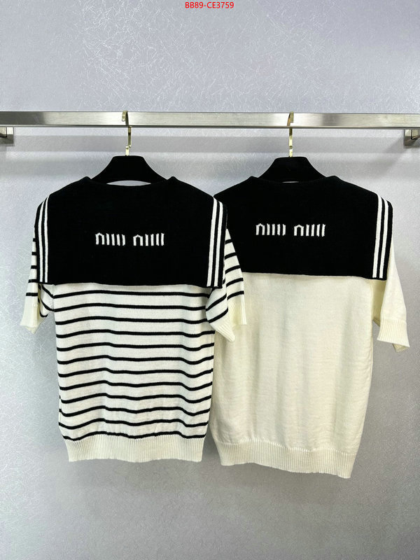 Clothing-MIU MIU,best website for replica , ID: CE3759,$:89USD