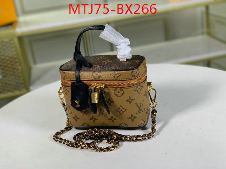 LV Bags(4A)-Vanity Bag-,wholesale ,ID: BX266,$: 75USD