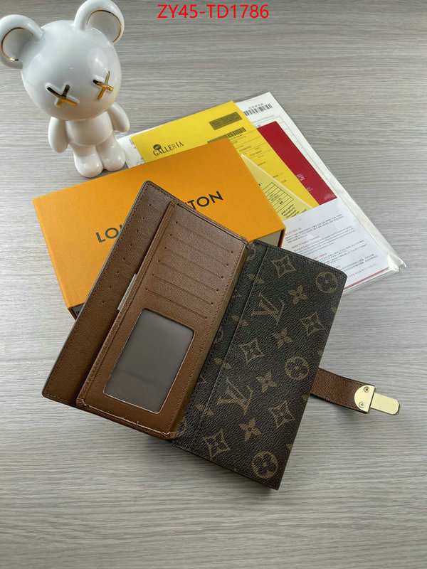 LV Bags(4A)-Wallet,ID: TD1786,$: 45USD