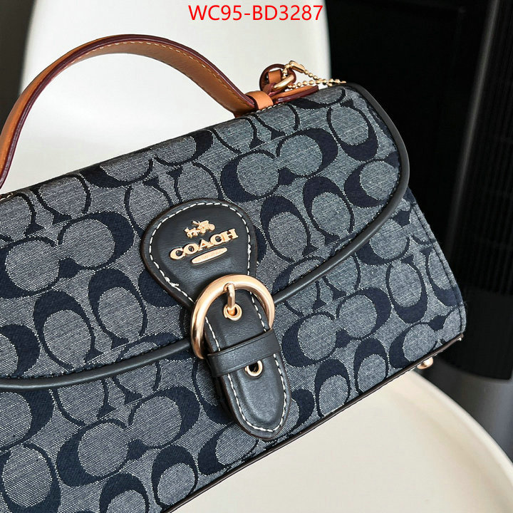 Coach Bags(4A)-Diagonal,1:1 replica wholesale ,ID: BD3287,$: 95USD