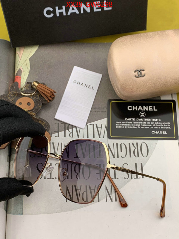 Glasses-Chanel,mirror quality , ID: GW6298,$: 39USD