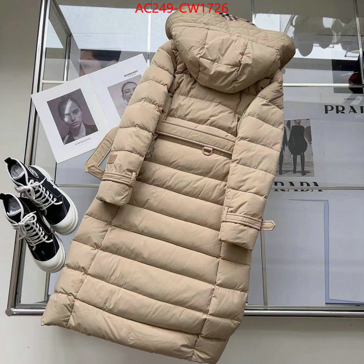 Down jacket Women-Burberry,mirror copy luxury , ID: CW1726,$: 249USD