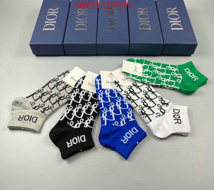 Sock-Dior,can you buy replica , ID: LD7501,$: 35USD