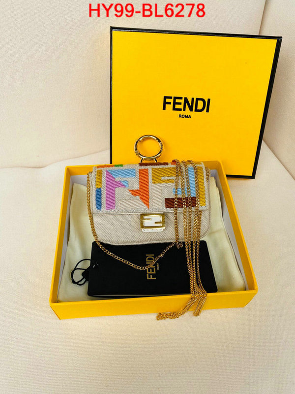 Fendi Bags(TOP)-Baguette,top perfect fake ,ID: BL6278,$: 99USD