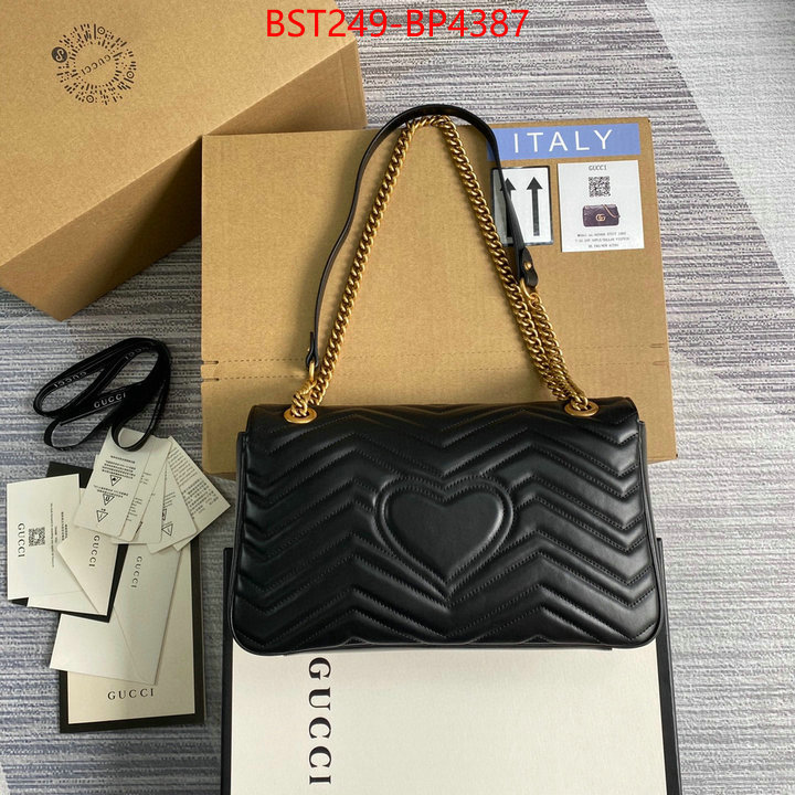 Gucci Bags(TOP)-Marmont,can you buy knockoff ,ID: BP4387,$: 249USD