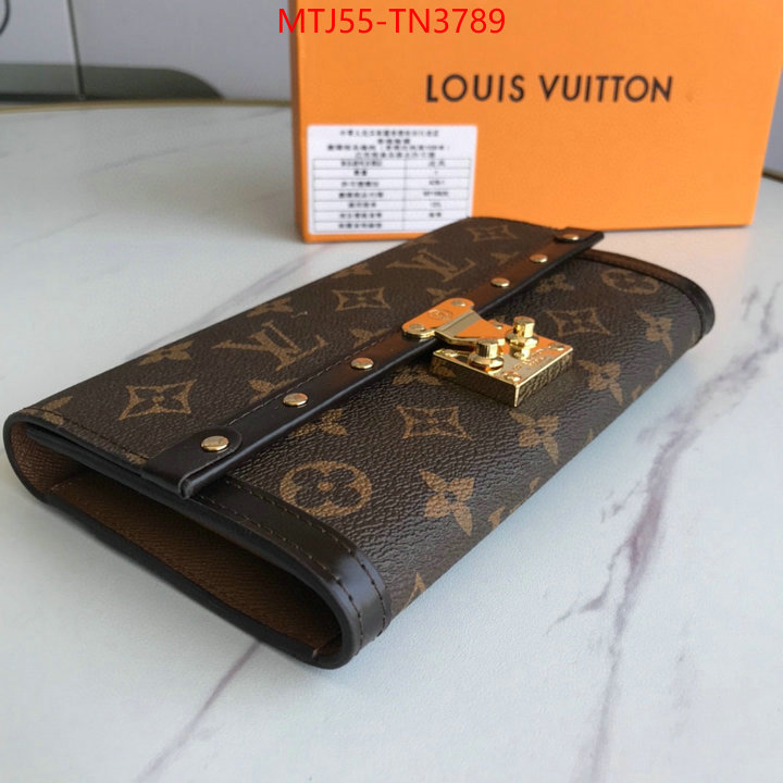 LV Bags(4A)-Wallet,ID: TN3789,$: 55USD