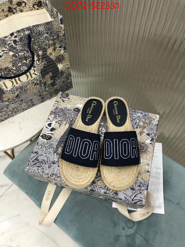 Women Shoes-Dior,the quality replica , ID: SE2331,$: 72USD