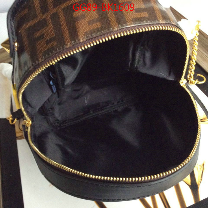 Fendi Bags(4A)-Backpack-,high quality designer replica ,ID: BK1609,$:89USD