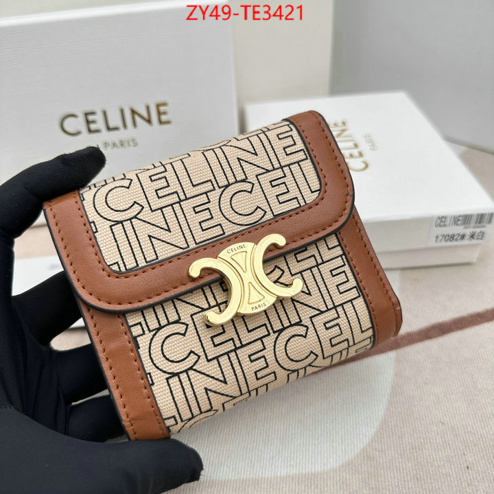 CELINE Bags(4A)-Wallet,fake ,ID: TE3421,$: 49USD