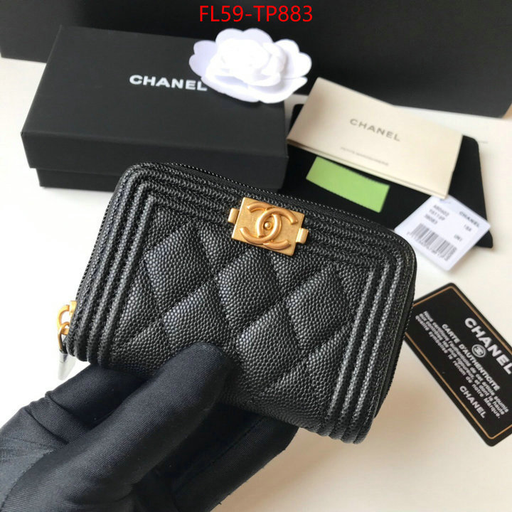 Chanel Bags(4A)-Wallet-,ID: TP883,$: 59USD