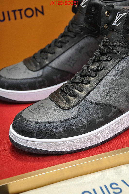 Men Shoes-LV,fake , ID: SO381,$: 129USD