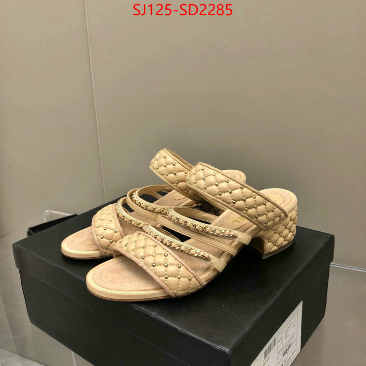 Women Shoes-Chanel,shop cheap high quality 1:1 replica , ID: SD2285,$: 125USD