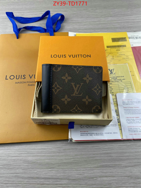 LV Bags(4A)-Wallet,ID: TD1771,$: 39USD