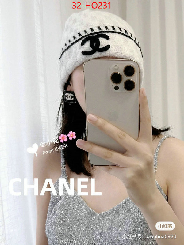 Cap (Hat)-Chanel,luxury , ID: HO231,$: 32USD