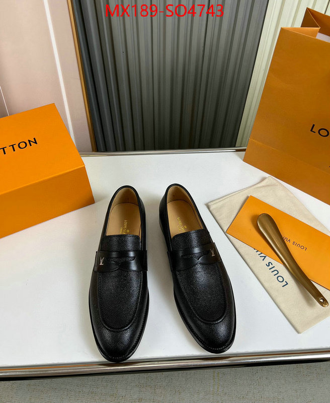 Men Shoes-LV,the top ultimate knockoff , ID: SO4743,$: 189USD