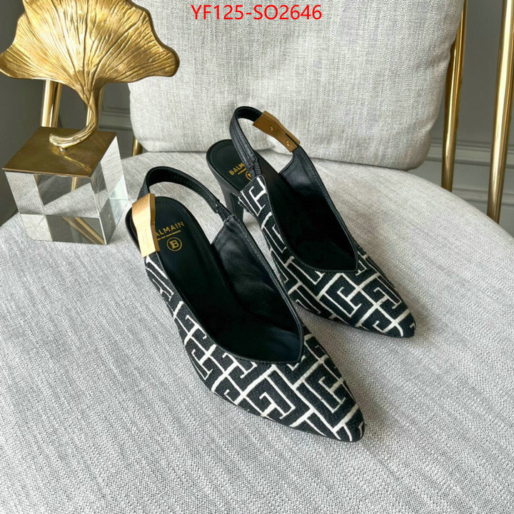 Women Shoes-Balmain,top quality designer replica , ID: SO2646,$: 125USD