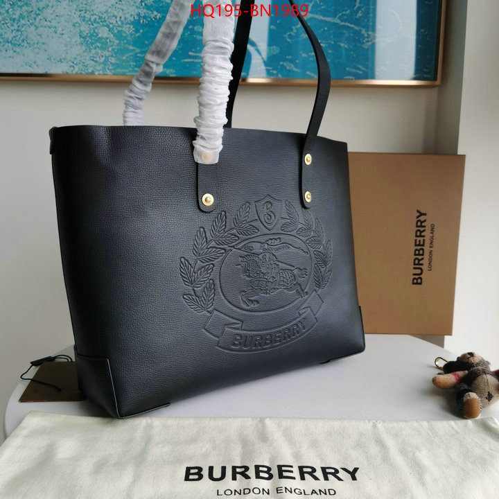 Burberry Bags(TOP)-Handbag-,1:1 clone ,ID: BN1989,$: 195USD