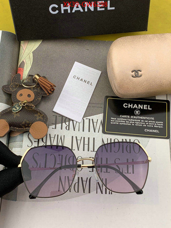 Glasses-Chanel,mirror quality , ID: GW6298,$: 39USD