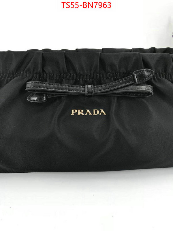 Prada Bags(4A)-Handbag-,replica for cheap ,ID: BN7963,$: 55USD